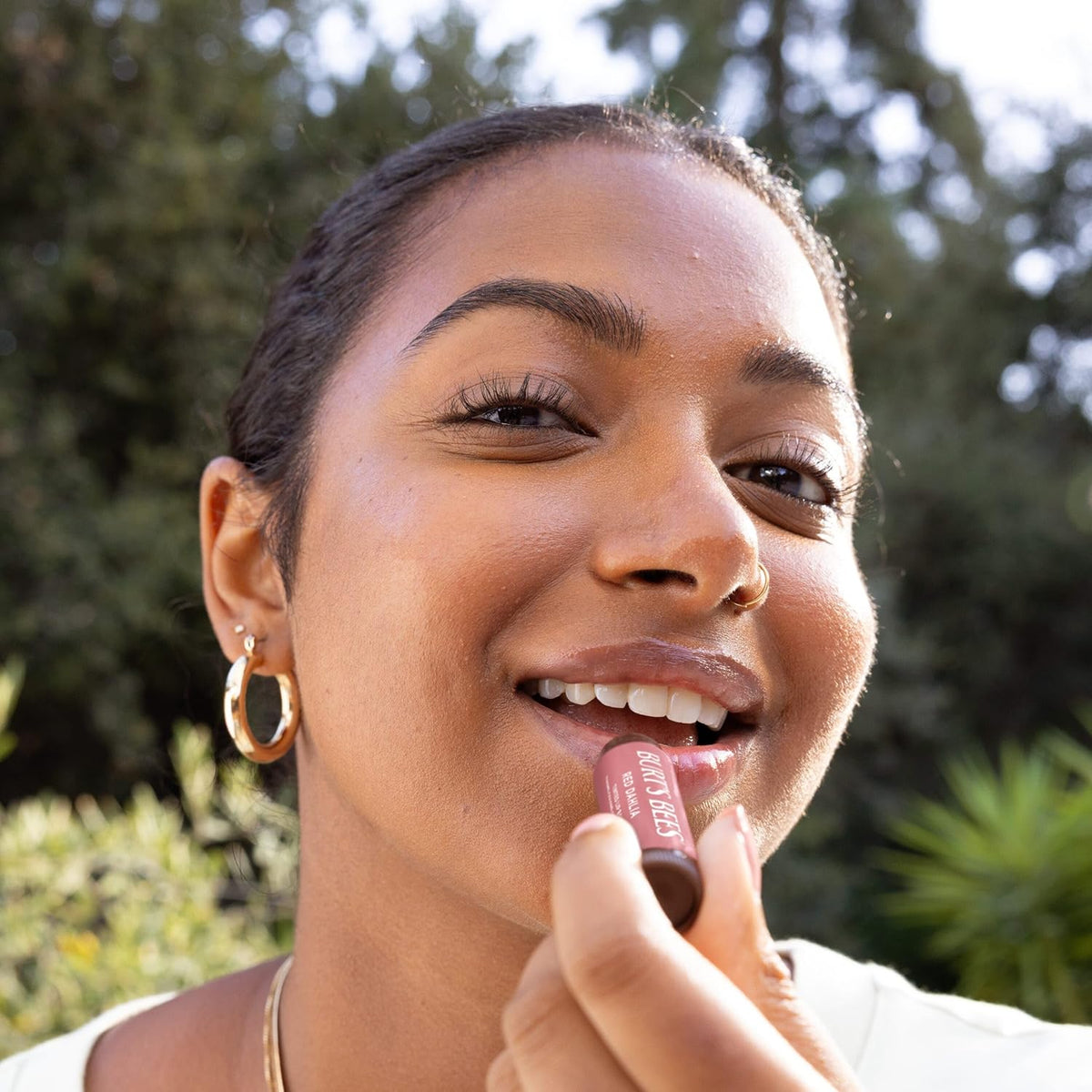 Burt's Bees Lip Tint Balm with Long Lasting 2 in 1 Duo Tinted Balm Formula, Color Infused with