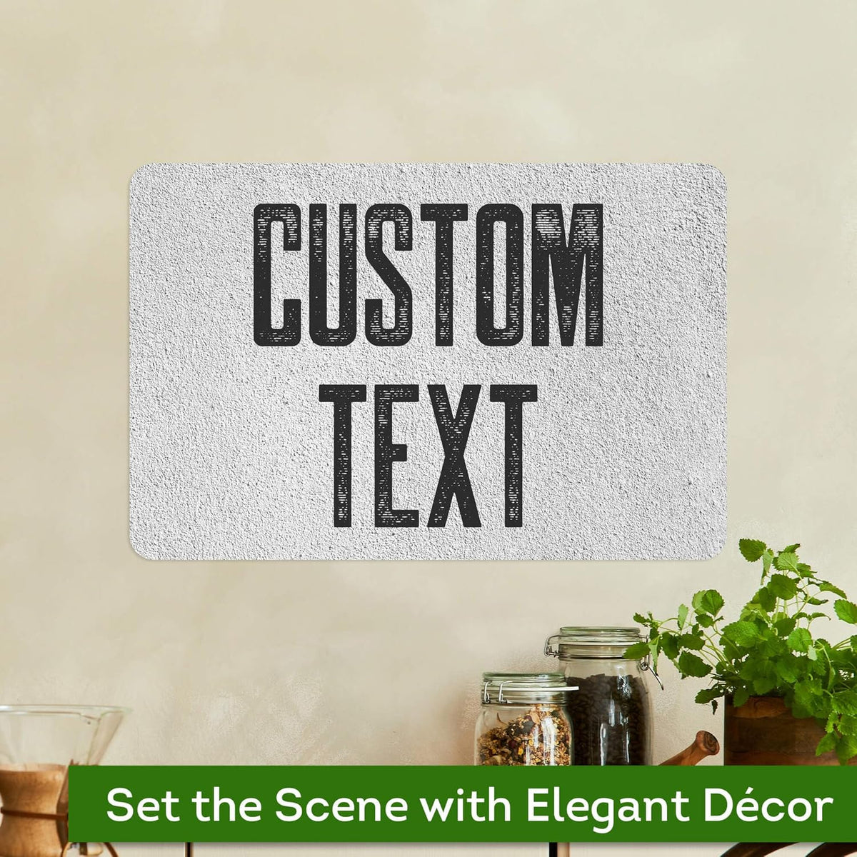 Custom Sign, Custom Street Sign, 11 Font Colors, 13 Font Styles, 4 Hole Options, 22 Sizes, 12x18