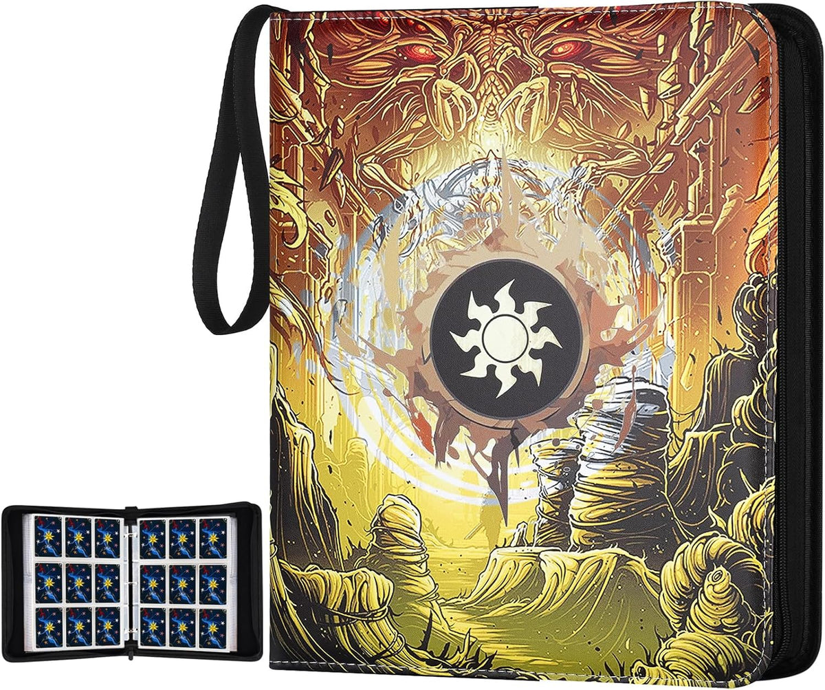 Trading Card Binder for MTG Cards, Premium 9 Pocket Card Binder, 720 Double Sided Pocket Collector