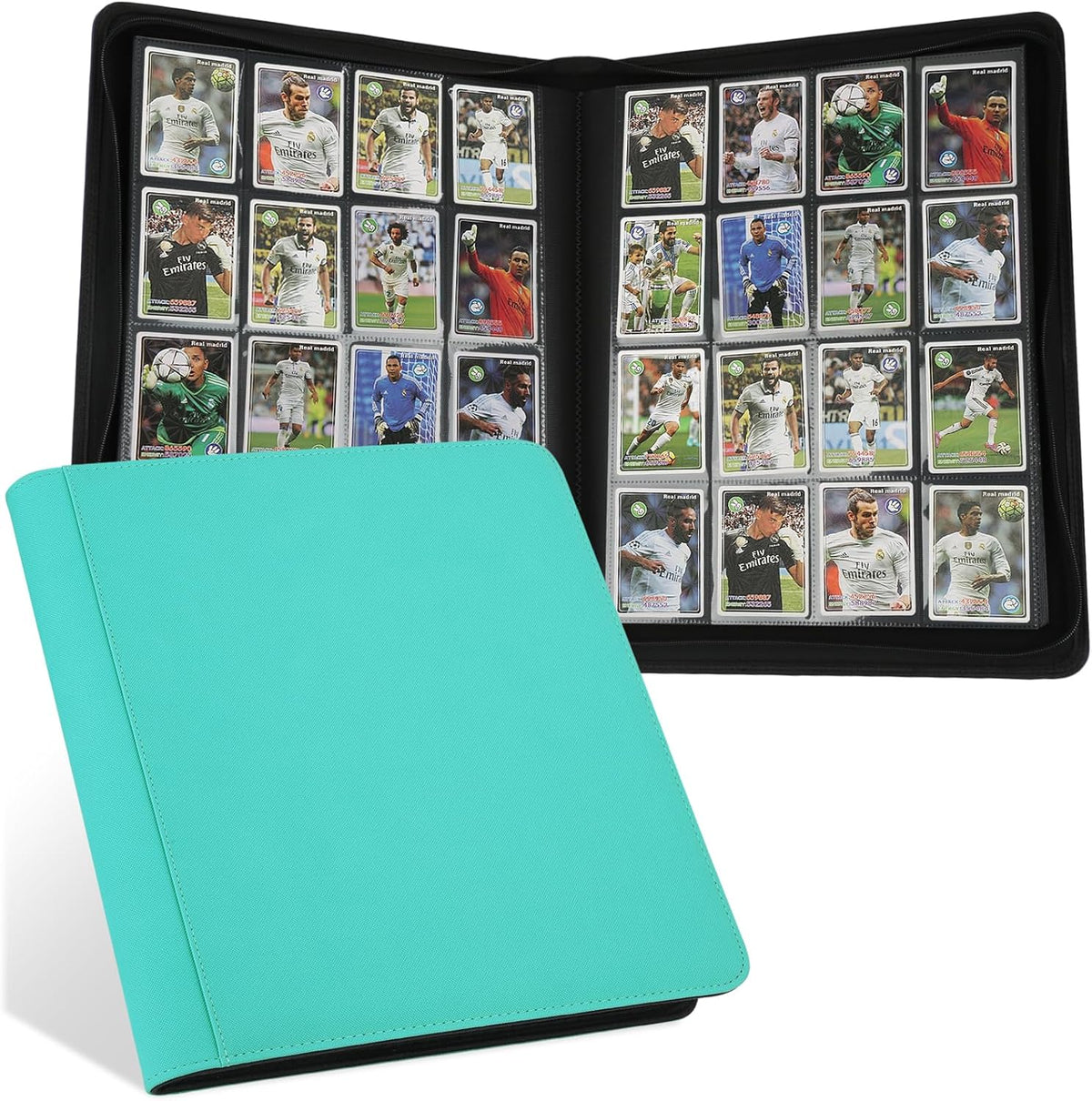 Trading Card Binder 16 Pocket, 1024 Pockets Card Binders, Card Collection Binder, Card Album Folder