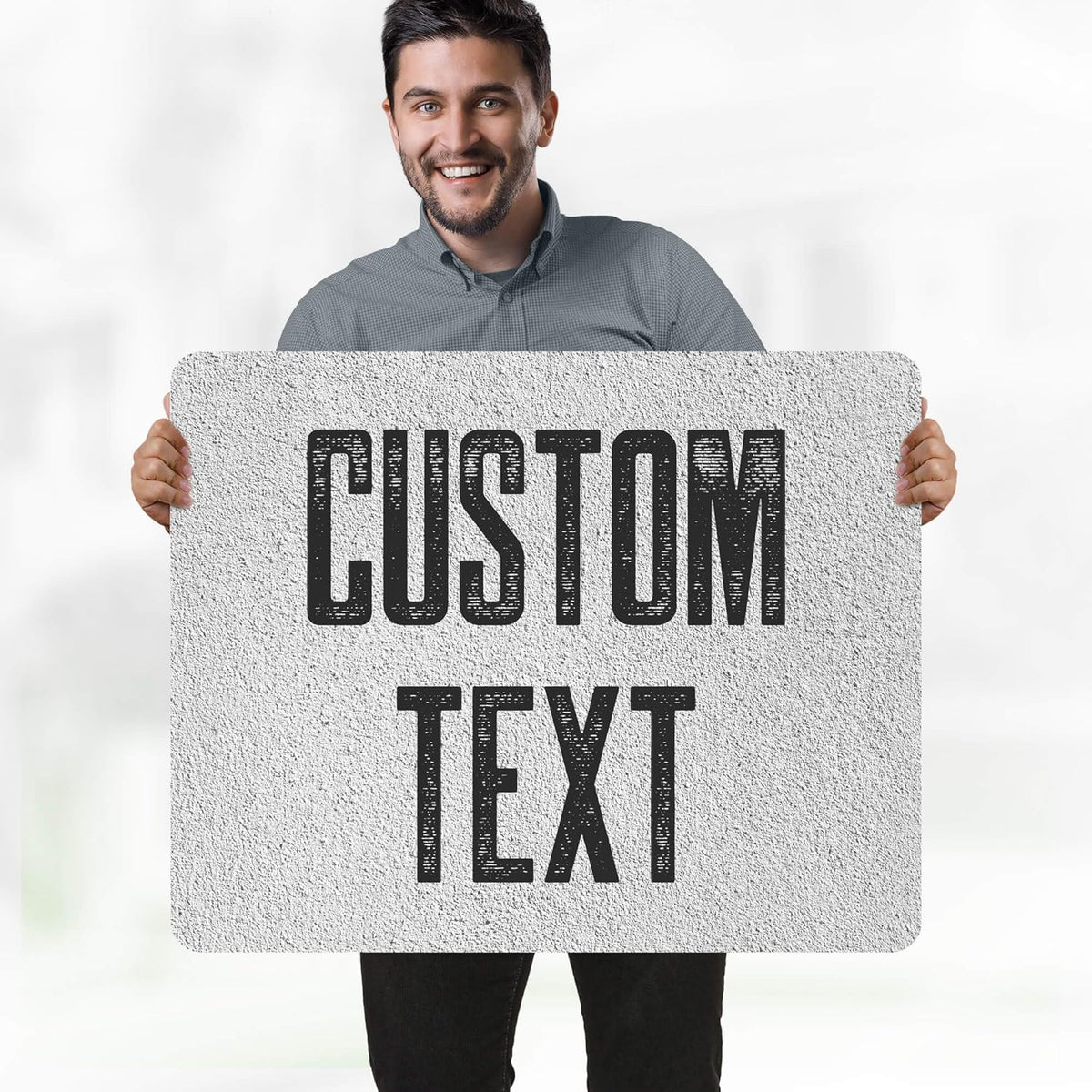 Custom Sign, Custom Street Sign, 11 Font Colors, 13 Font Styles, 4 Hole Options, 22 Sizes, 24x30