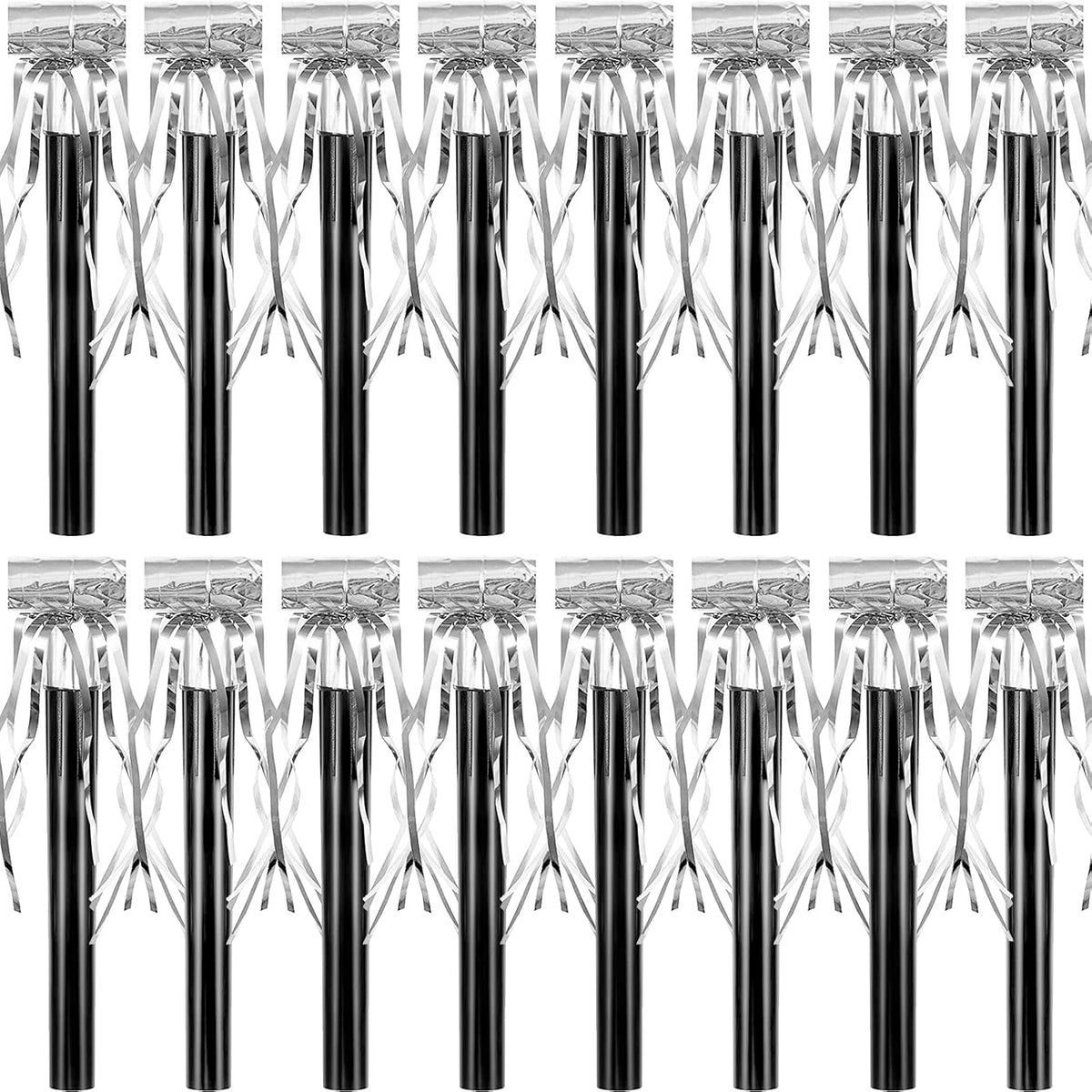 Skylety 18 Pcs Party Blower Noisemakers Party Squawkers Blowouts Whistles Fringed Noise Maker