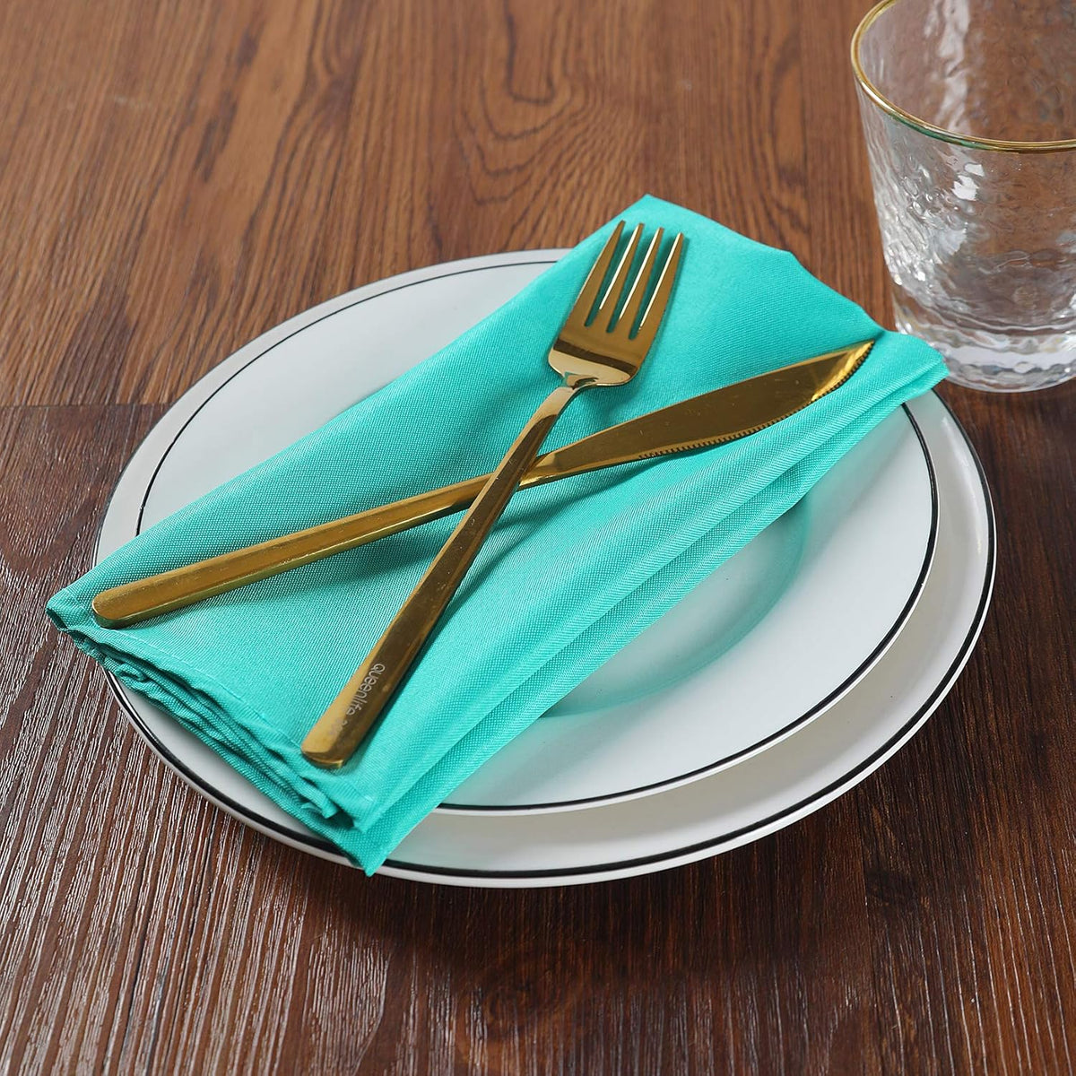 Cloth Napkins 17x17 inch Washable Polyester Dinner Napkins Soft Table Napkins for Wedding Party
