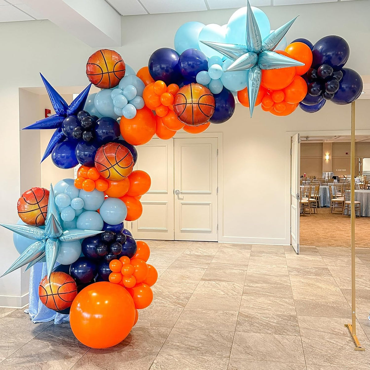 90pack Orange Balloons Different Size 18/12/10/5 Inch Burnt Orange Balloon Garland Arch Kit for