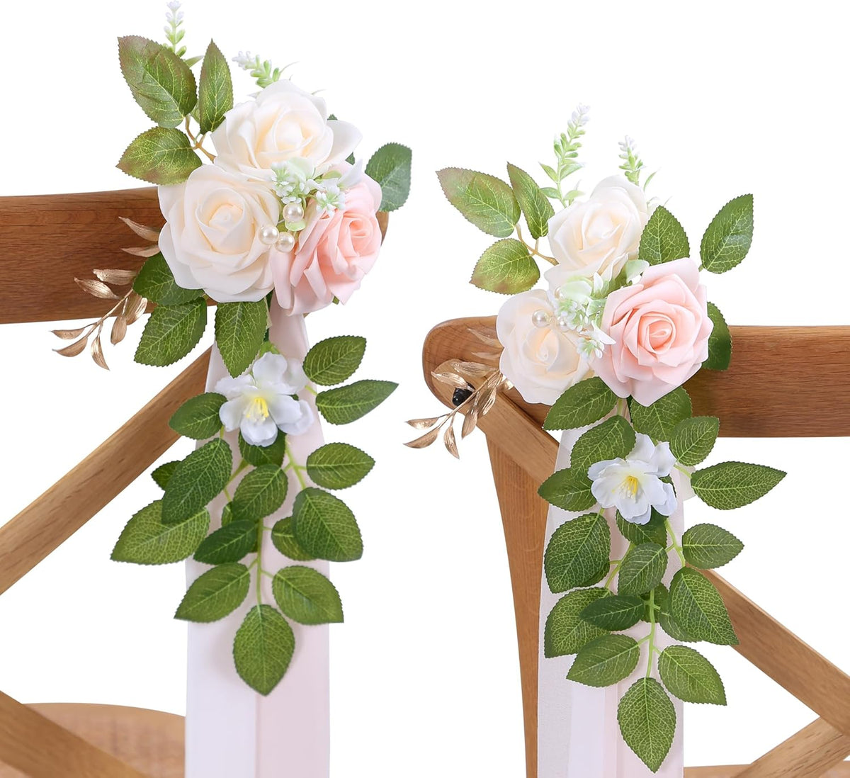 10 Wedding Aisle Decorations for Wedding Ceremony Pink Wedding Chair Decorations Flowers for