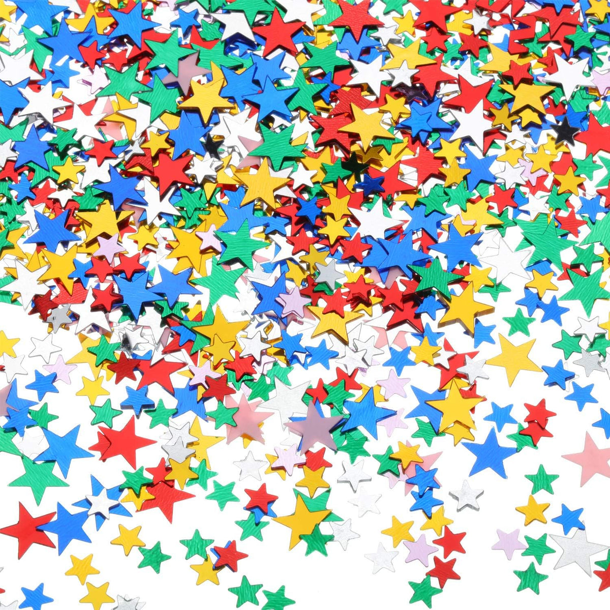 Hestya 60g Star Confetti Glitter Table Confetti Metallic Foil Stars for Party Wedding Festival