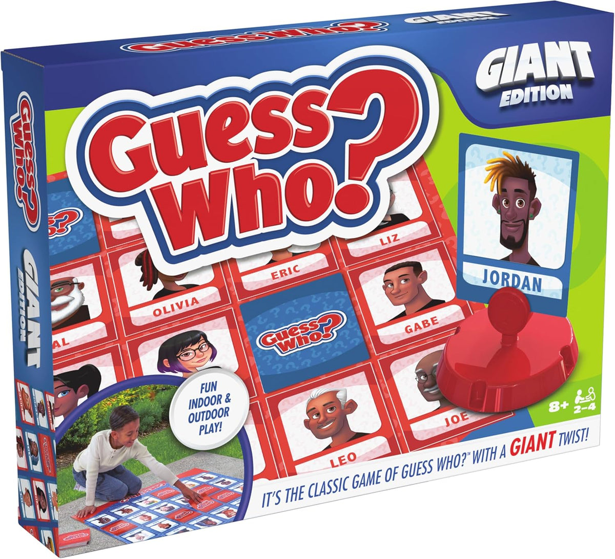 Spin Master Games, Guess Who? Giant Edition, Family Game for Indoor & Outdoor Fun with Big