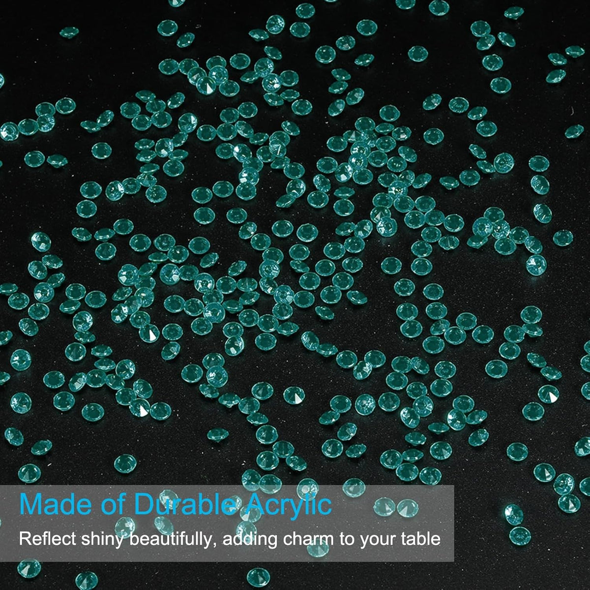 PATIKIL 10000 Pcs Wedding Table Scatter Confetti Crystals 4.5mm Acrylic Diamonds Vase Fillers Gems