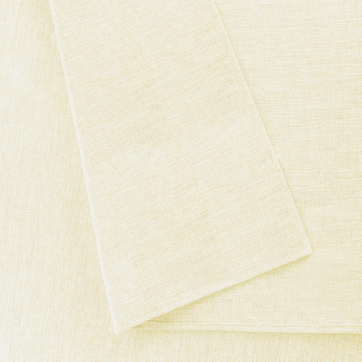 Hiasan 2 Pack Faux Linen Square Tablecloth - Wrinkle and Stain Resistant Washable Table Cloth for