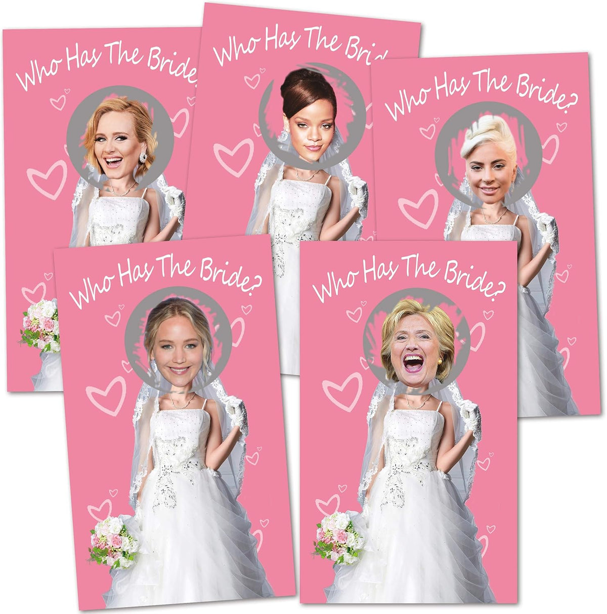 ukebobo Bridal Shower Games - Scratch Off Bridal Shower Game.Funny Bachelorette Party Games - Who