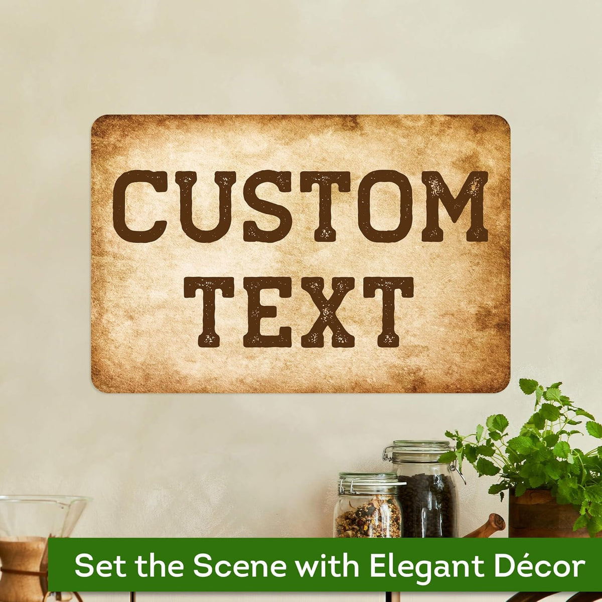 Custom Sign, Custom Street Sign, 11 Font Colors, 13 Font Styles, 4 Hole Options, 22 Sizes, 12x18