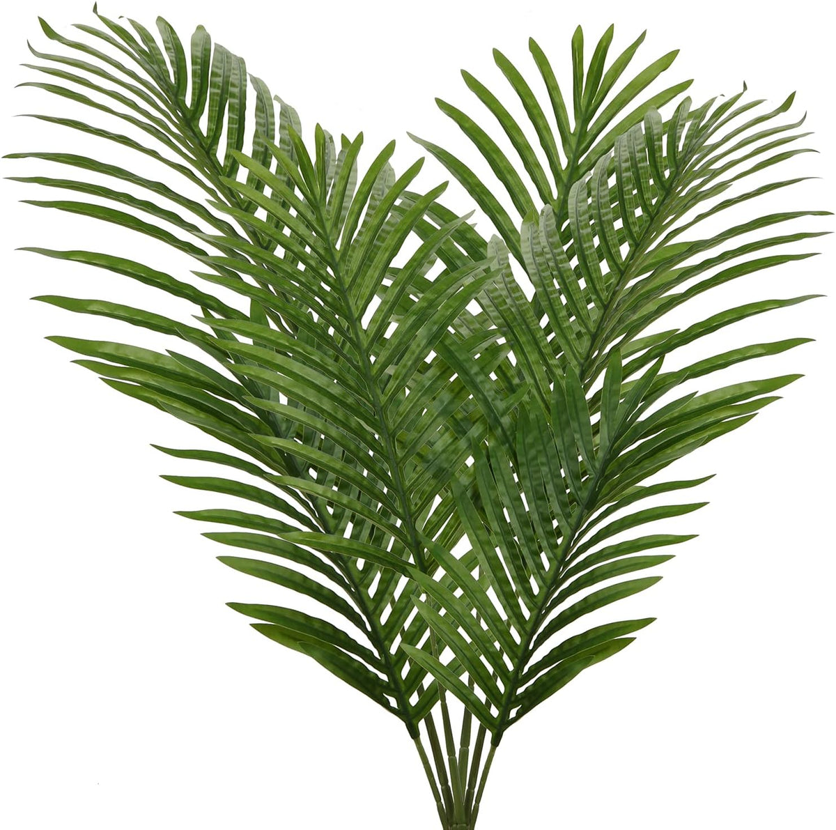 Large Artificial Palm Leaves Palm Fronds Tropical Leaves Areca Palm Branches Palm Leaves with Stem
