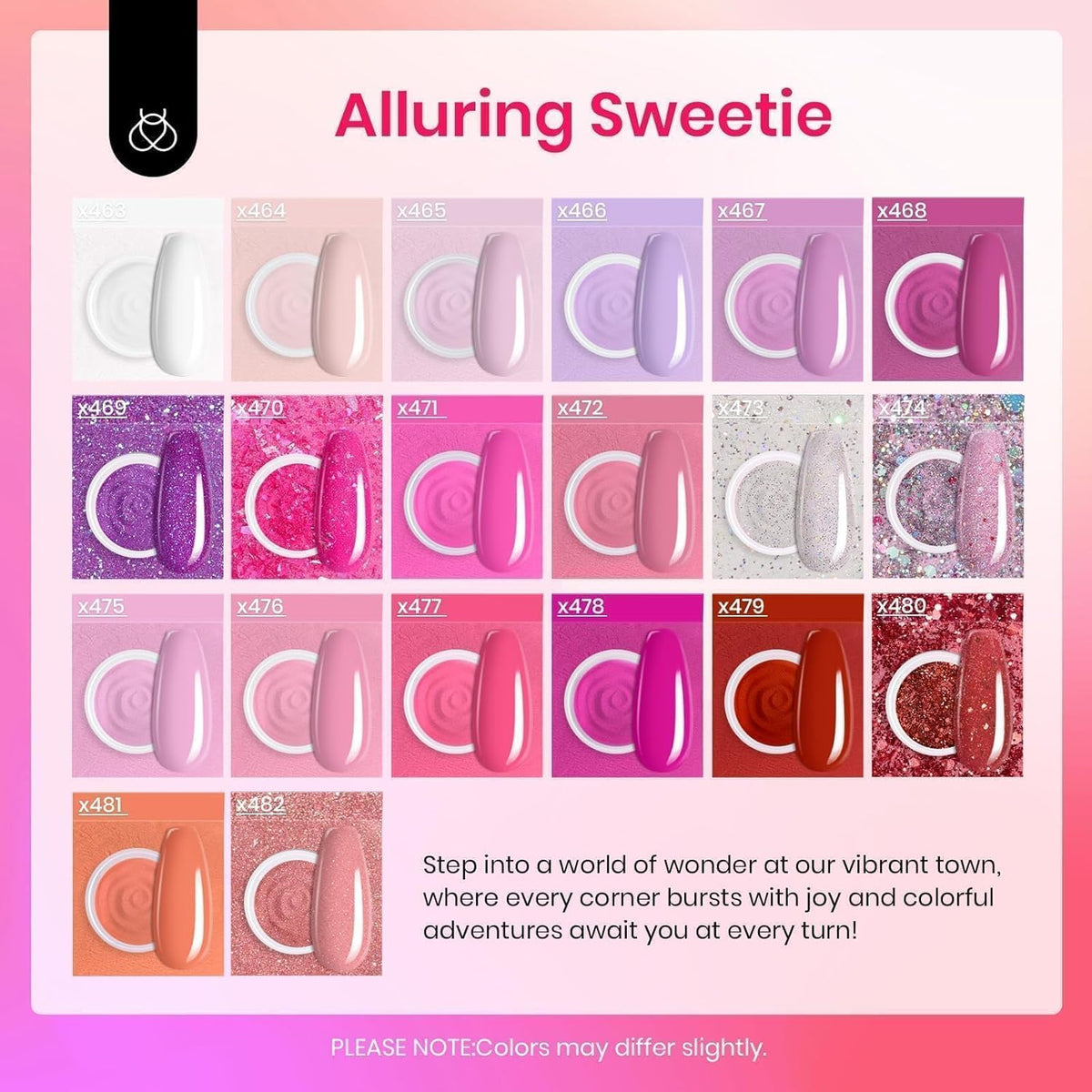 Beetles Dip Powder Nail Kit 36pcs 20 Colors Nude Hot Pink Red Glitter White Dip Nails Powder