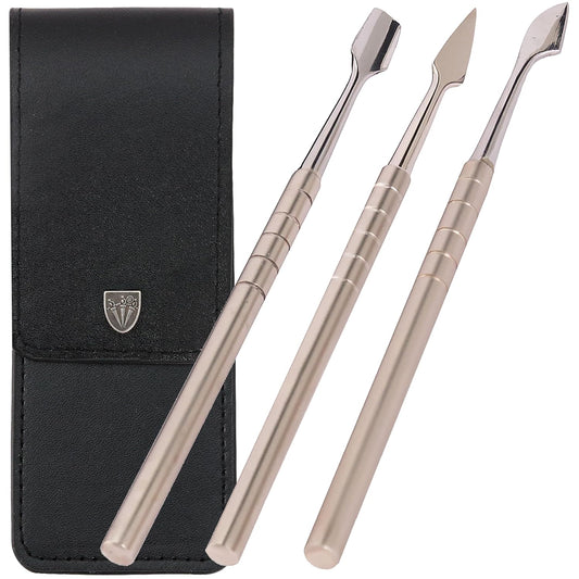 3 Swords Germany - brand quality, professional CUTICLE PUSHER, CUTICLE KNIFE, NAIL CLEANER