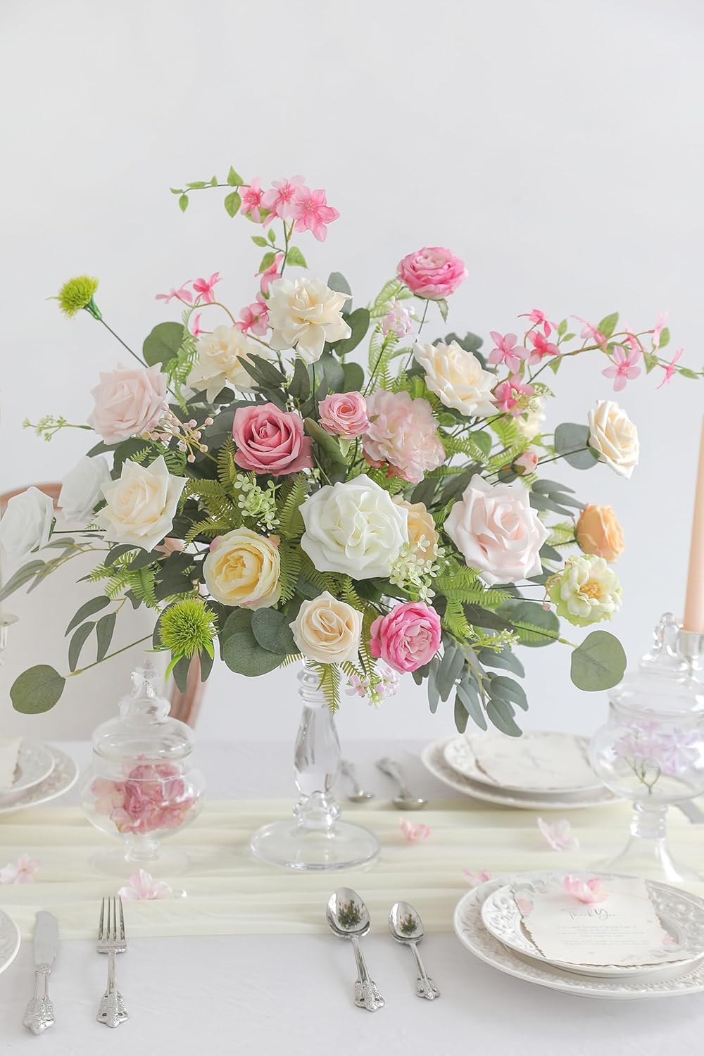 Serra Flora Artificial Flowers Combo Box Set for DIY Wedding Bouquets Centerpieces Arrangements