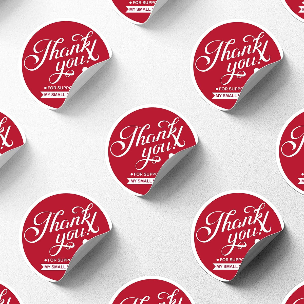 Custom Logo Stickers for Business, Personalised Logo Labels - Any Shape, Waterproof Vinyl Perfect