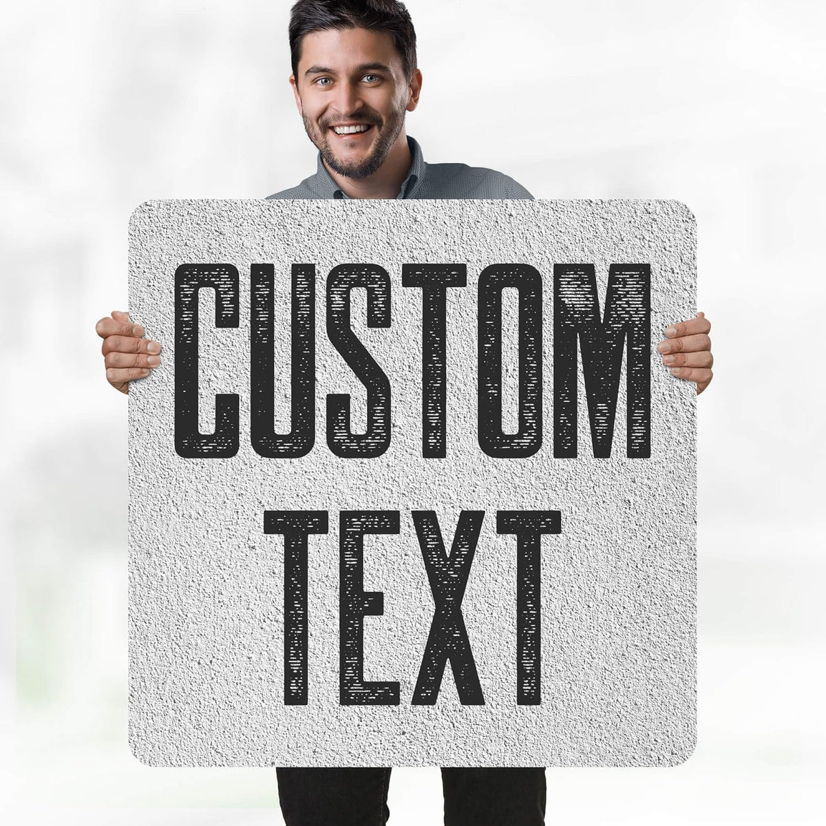 Custom Sign, Custom Street Sign, 11 Font Colors, 13 Font Styles, 4 Hole Options, 22 Sizes, 30x30