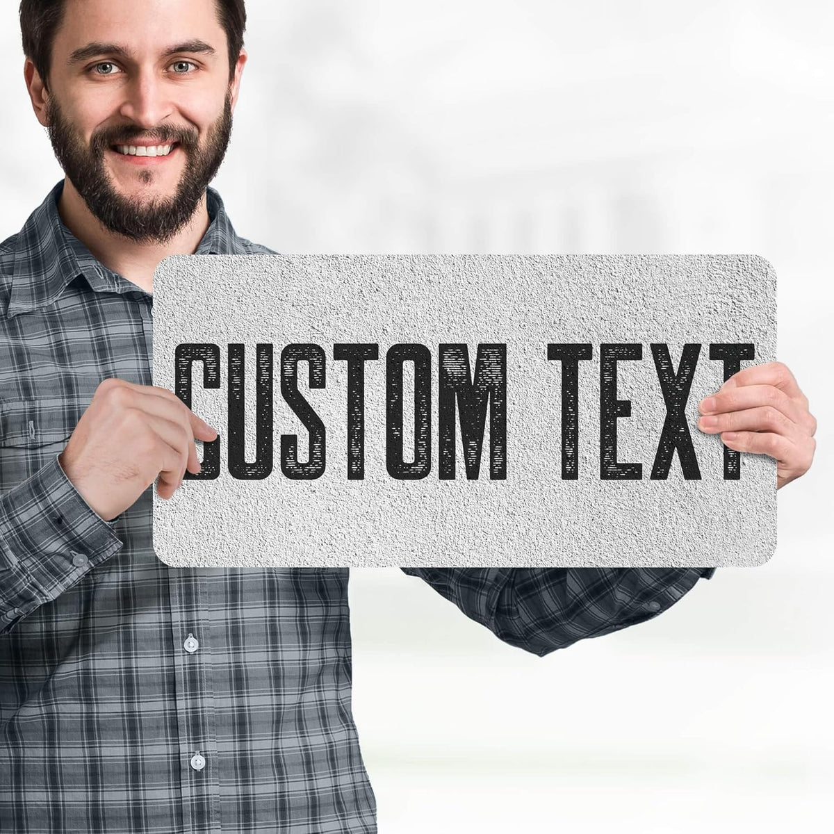 Custom Sign, Custom Street Sign, 11 Font Colors, 13 Font Styles, 4 Hole Options, 22 Sizes, 9x18
