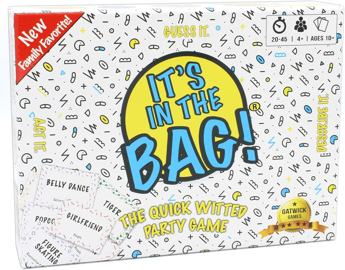 It’s in The Bag - Ultimate Family Game for Game Night, 3 Rounds of Wild Easy Fun! Best Board and