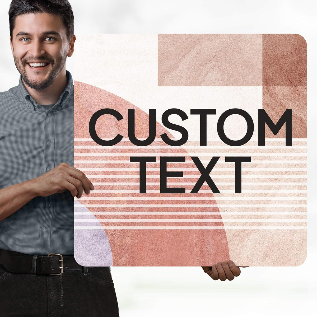 Custom Sign, Custom Street Sign, 11 Font Colors, 13 Font Styles, 4 Hole Options, 22 Sizes, 24x24