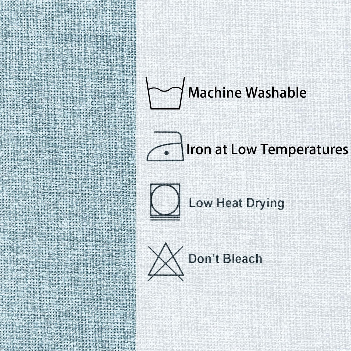 Hiasan 2 Pack Faux Linen Rectangle Tablecloth - Wrinkle and Stain Resistant Washable Table Cloth