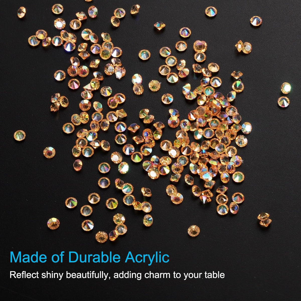 PATIKIL 14000Pcs Wedding Table Scatter Confetti Crystals 3mm Acrylic Diamonds Vase Fillers Gems for