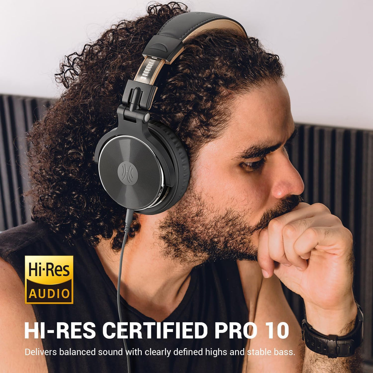 OneOdio Wired Over Ear Headphones Studio Monitor & Mixing DJ Stereo Headsets with 50mm Neodymium