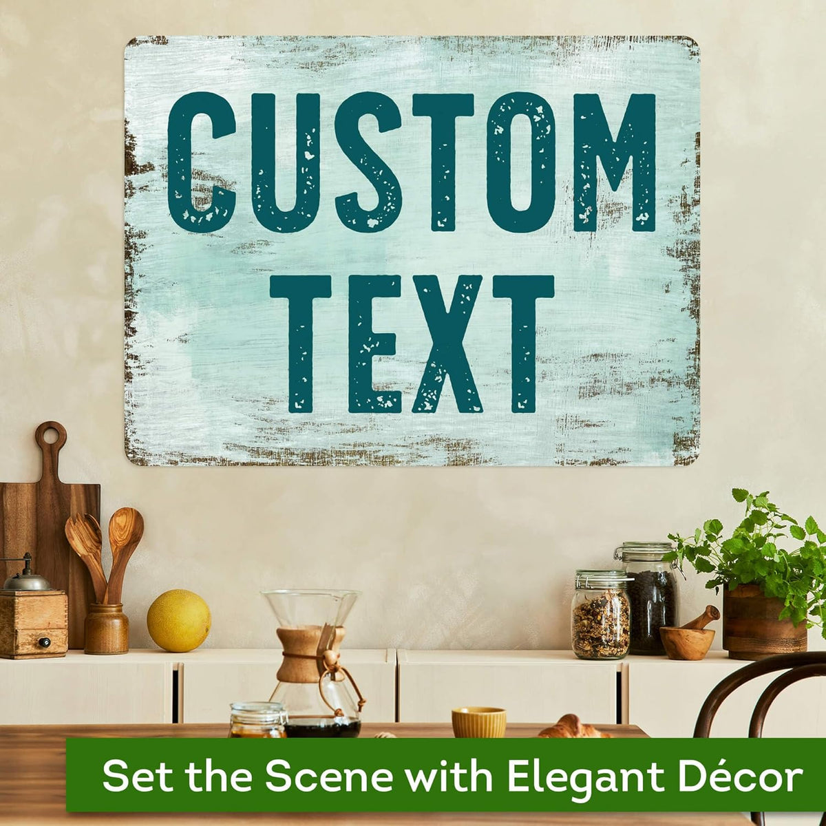 Custom Sign, Custom Street Sign, 11 Font Colors, 13 Font Styles, 4 Hole Options, 22 Sizes, 18x24