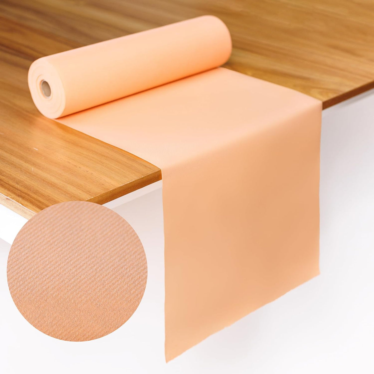 American Homestead Paper Table Runner Roll - 78 ft. Disposable Linen-Like Table Cover Roll - 20