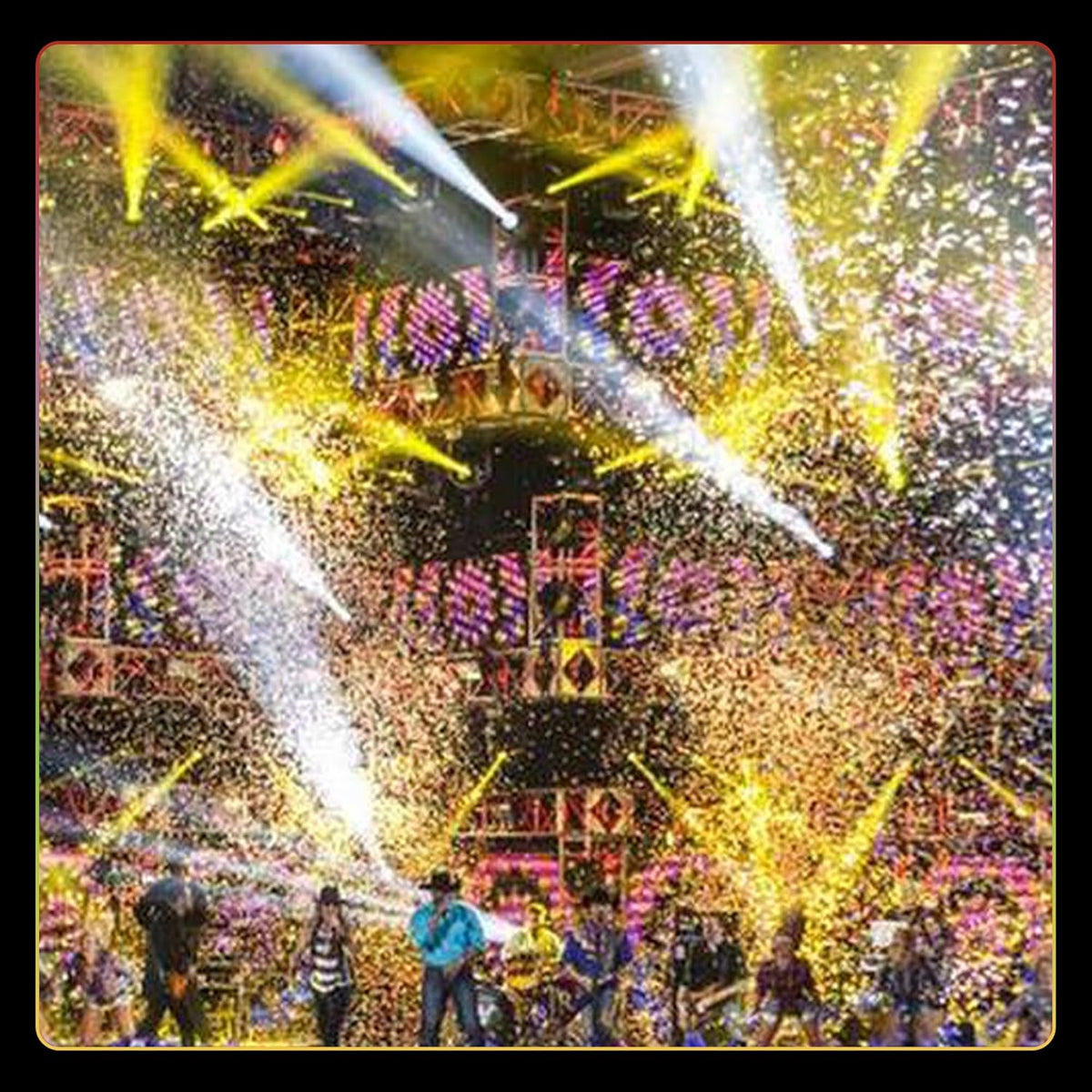 Biodegradable Confetii - Rectangular Yellow Fluttering Tissue Paper Confetti for Cannon and