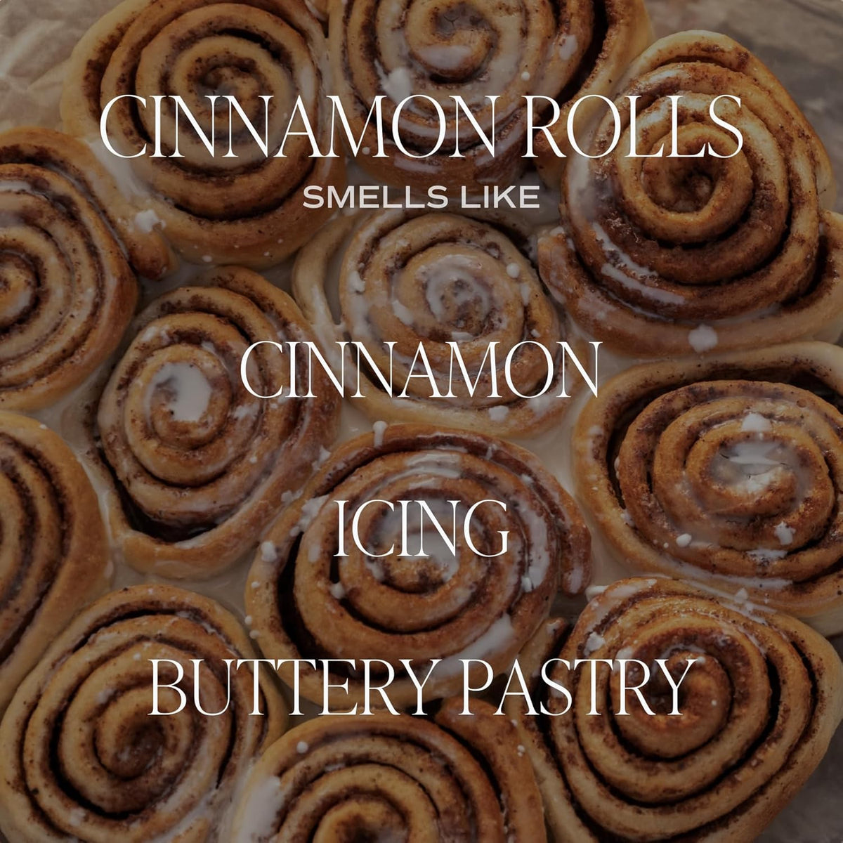 Sweet Water Decor Cinnamon Roll Candle - Fall Scented with Cinnamon, Icing and Buttery Pastry for