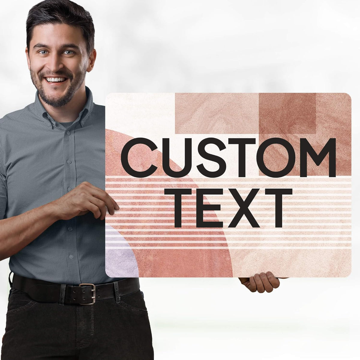 Custom Sign, Custom Street Sign, 11 Font Colors, 13 Font Styles, 4 Hole Options, 22 Sizes, 18x24