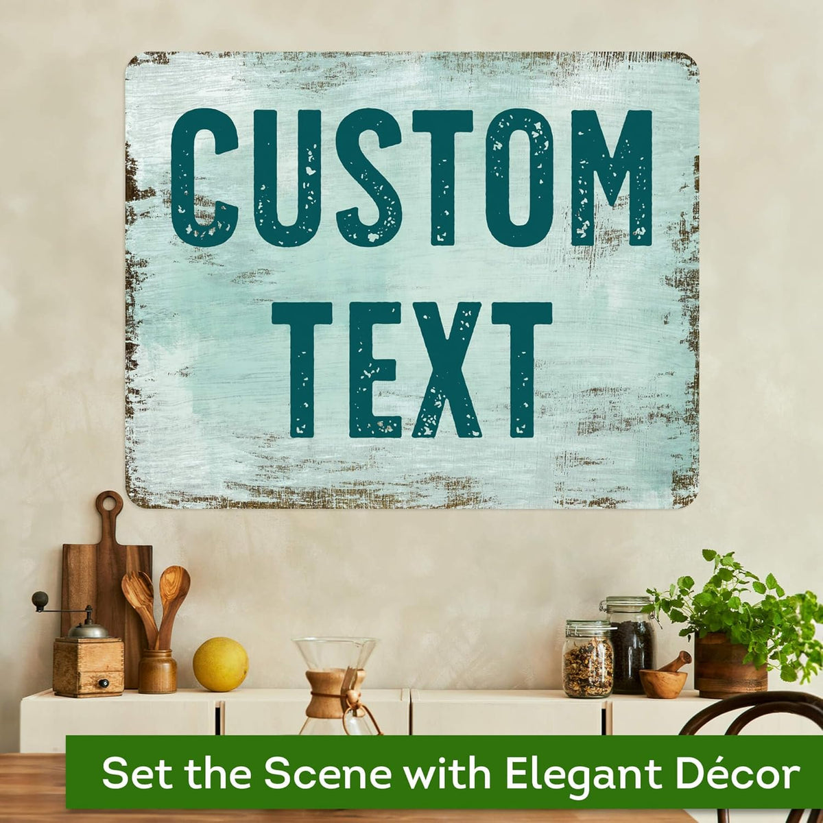 Custom Sign, Custom Street Sign, 11 Font Colors, 13 Font Styles, 4 Hole Options, 22 Sizes, 24x30