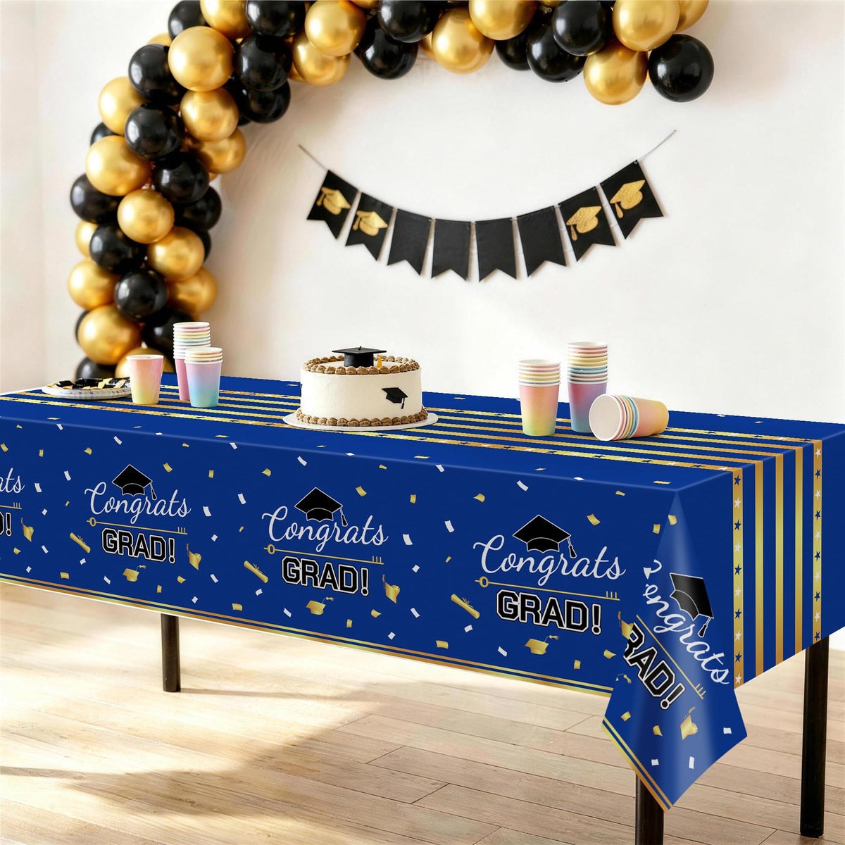 Childom 3 Pack Graduation Tablecloth,Graduation Decorations Class of 2026 Graduation Party