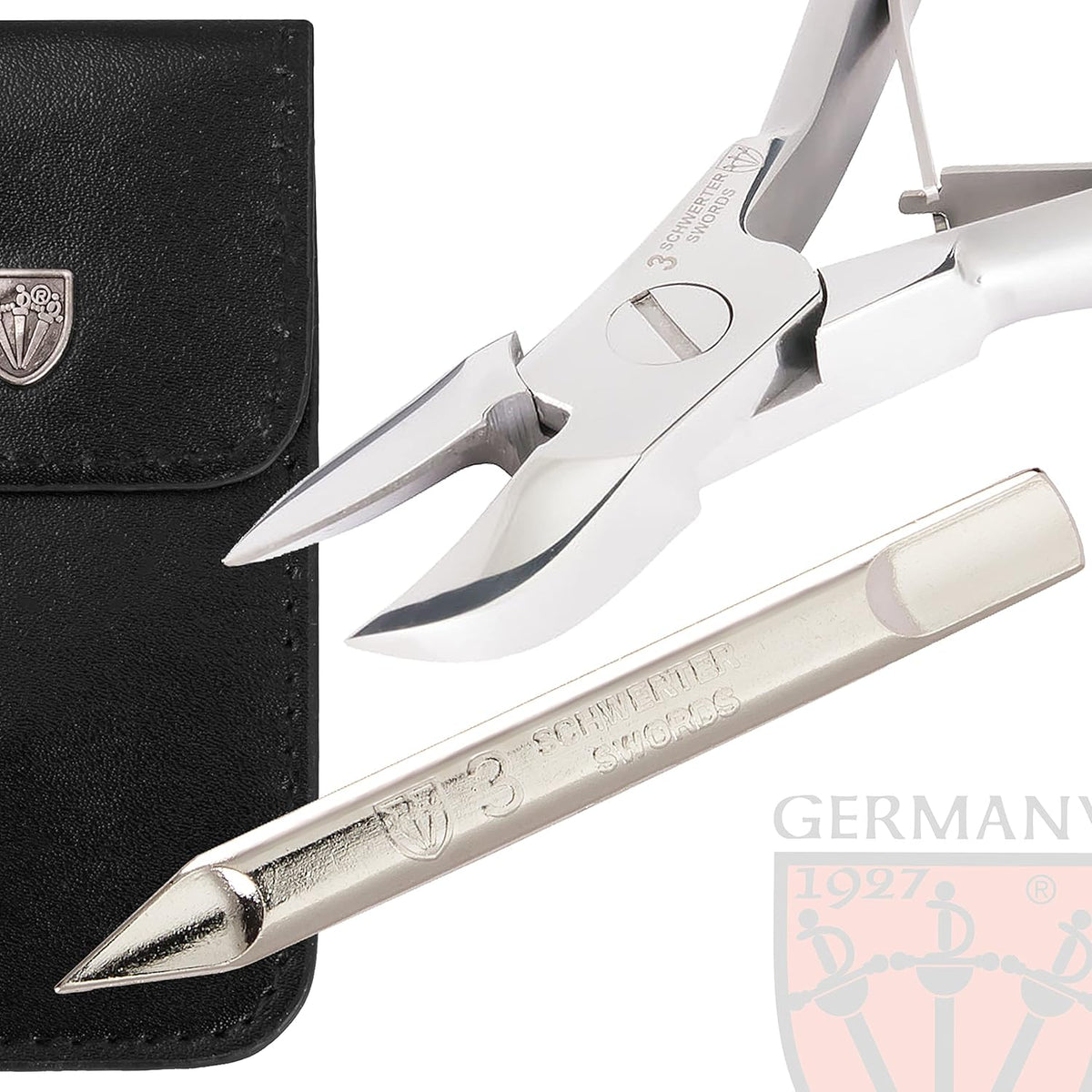 3 Swords Germany – Brand Quality Stainless Nail NIPPERS - Remover - Cutter Manicure Pedicure