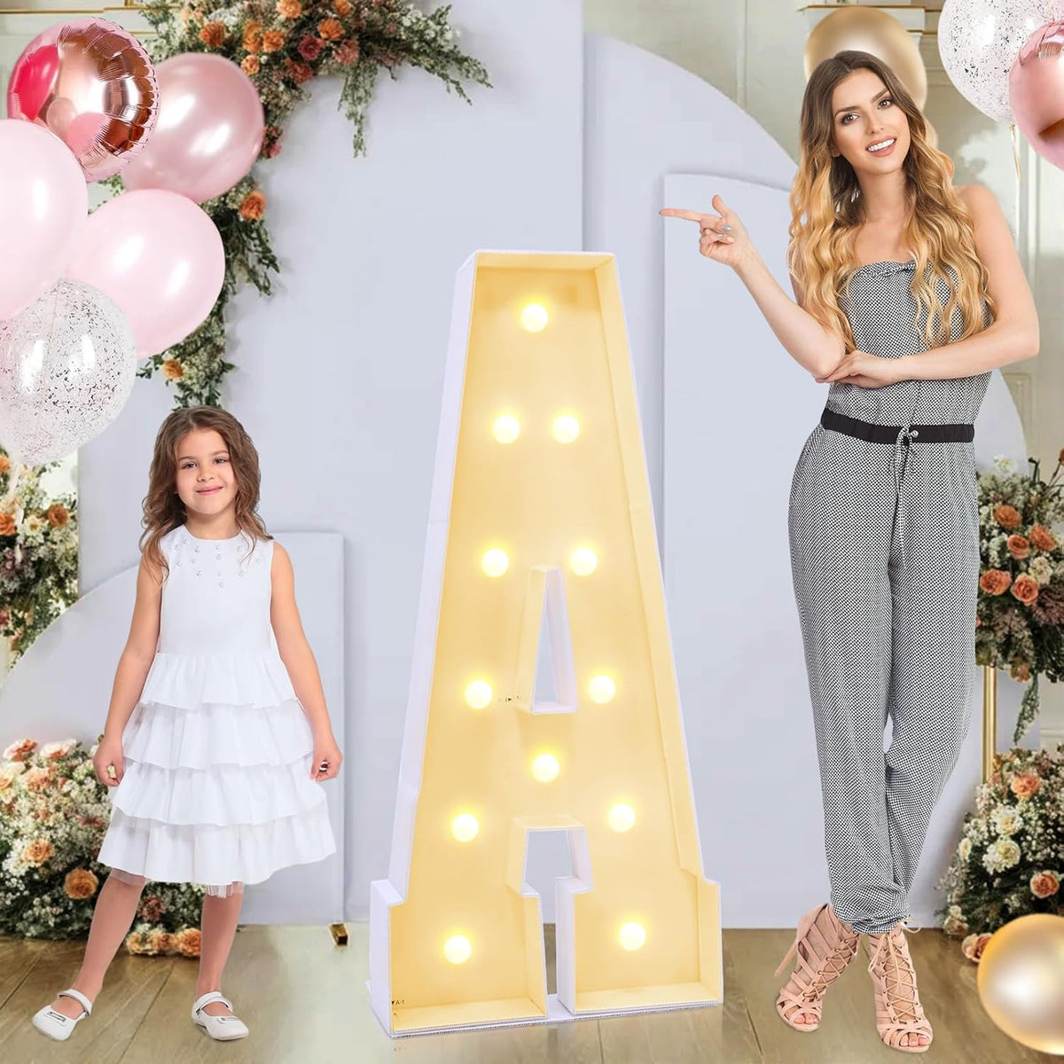 4ft Marquee for Letters A, Marry Me Light up Letters, Large Light up Letters, Multifunctional Large
