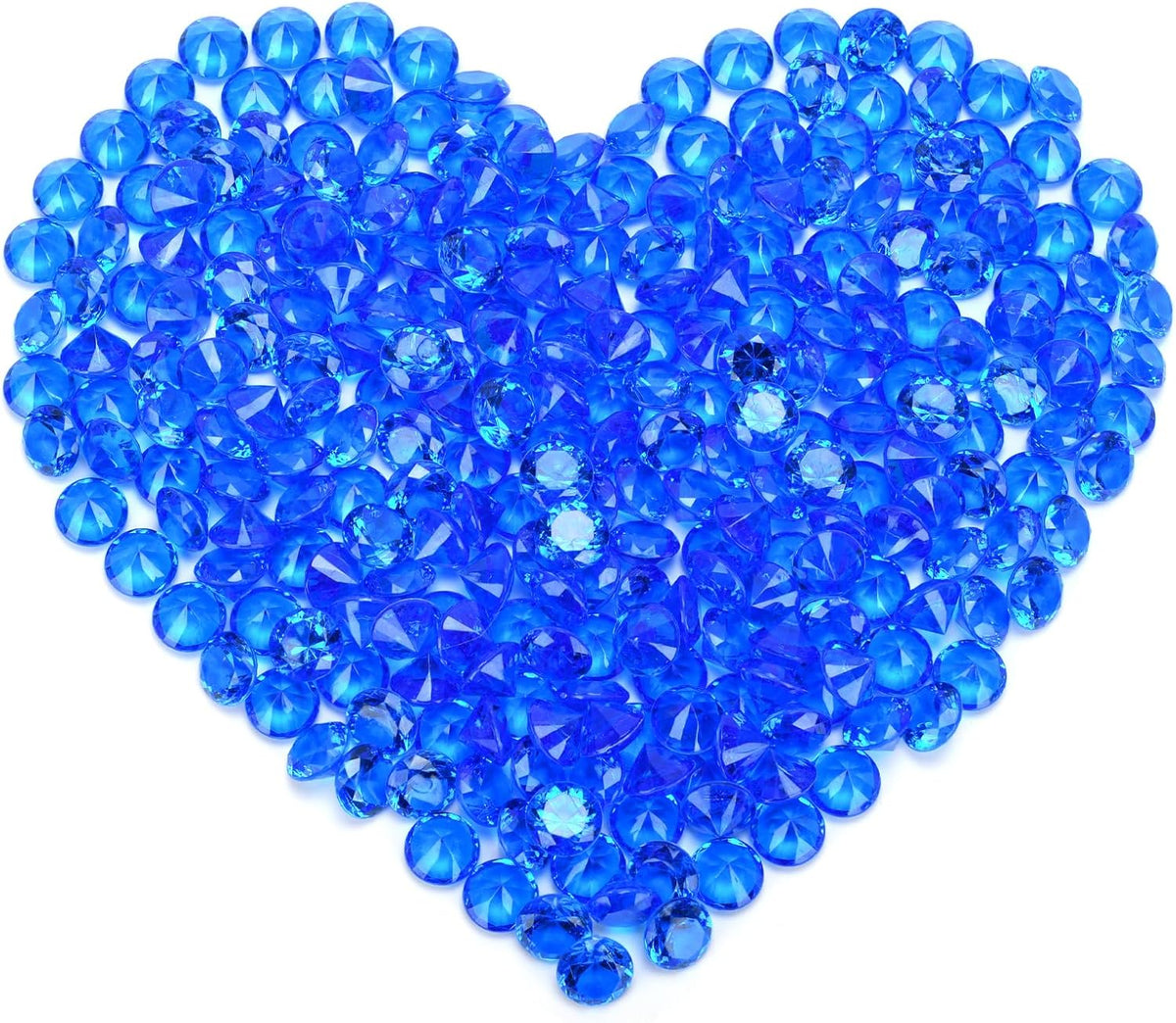 Fake Diamond Christmas Decoration, 280 pcs 20 mm Acrylic Diamond for Table Scatters Vase Fillers