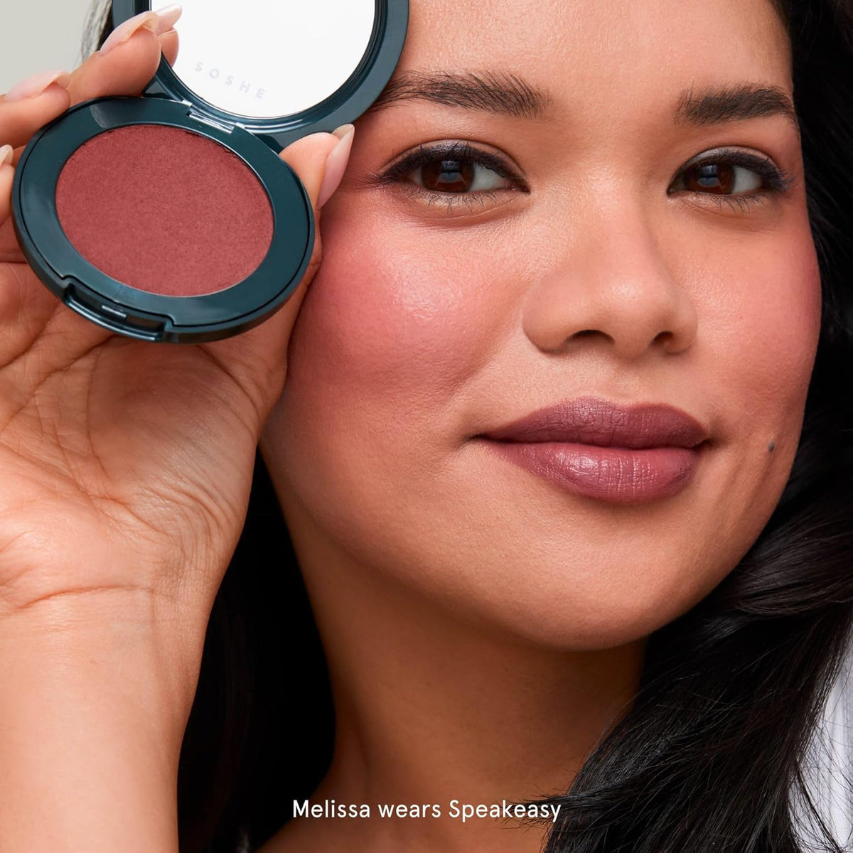 SOSHE Beauty - Blurring Pillow Blush | Featherlight, Cushiony, Cream to Powder Formula | Squalane