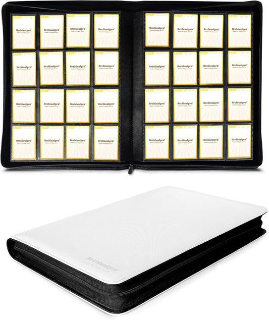 16 Pockets Premium Card Binder 1024 Cards Trading Card Binders Side Load Card Storage Display