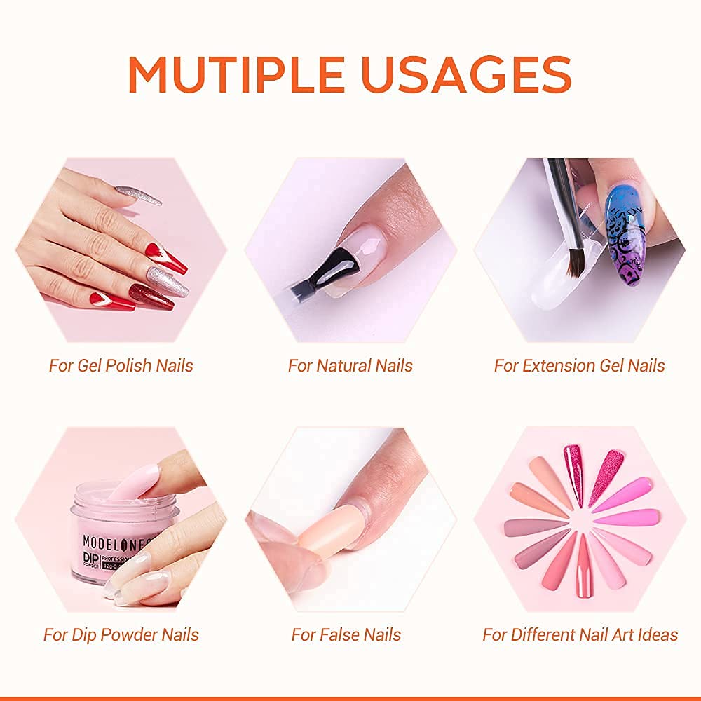 Gel Base Top Coat Set 3PCS, No Wipe Glossy & Matte Top Coat Kit, Long Lasting Soak Off Gel Nail
