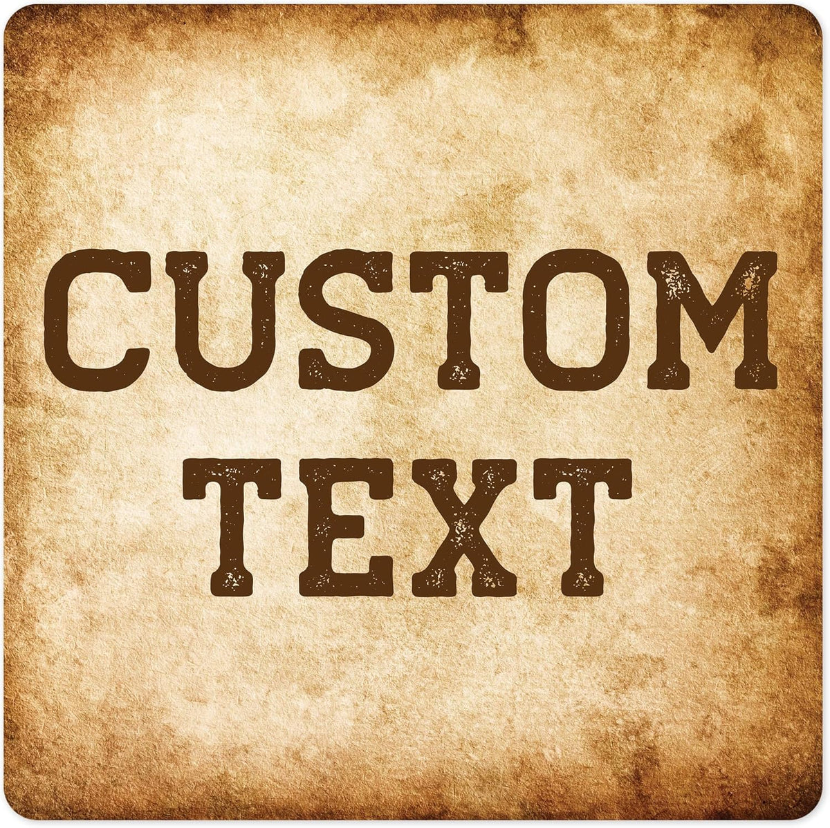 Custom Sign, Custom Street Sign, 11 Font Colors, 13 Font Styles, 4 Hole Options, 22 Sizes, 12x12