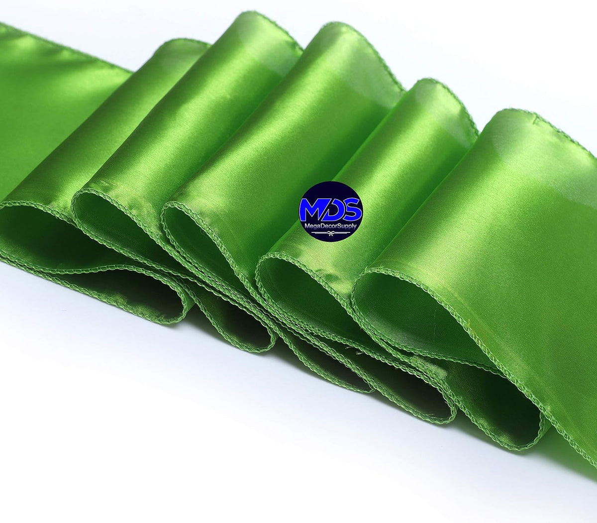 MDS Pack of 75 PCS Satin Chair Sashes Charmeuse Sateen Dining Chair Bows Ribbon Ties Back Sash for