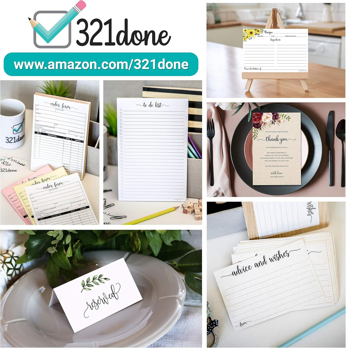 321Done 4x6 Retirement Party Advice and Well Wishes Cards, Tan - Made in USA, Happy Retiree, Fun