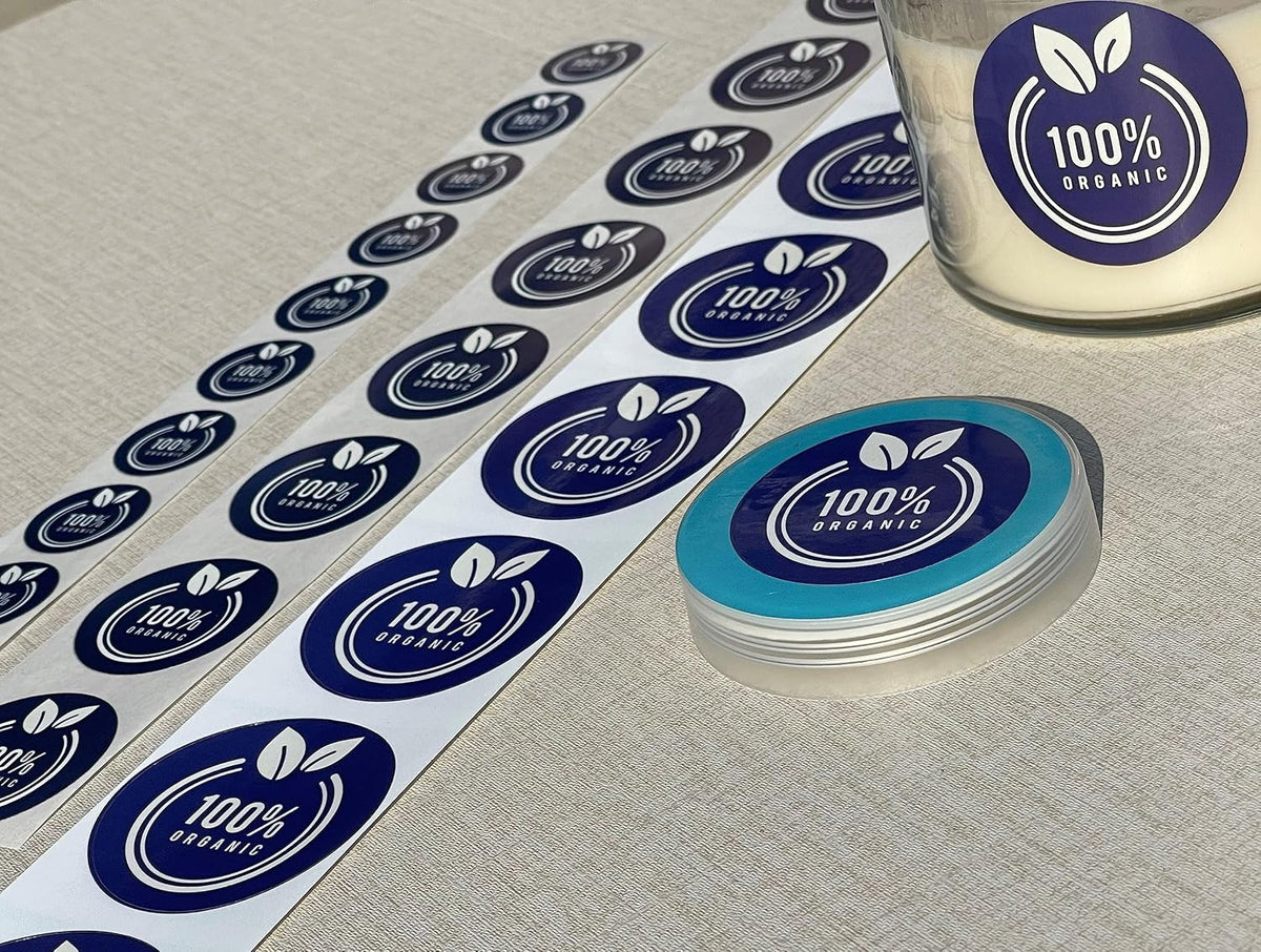 Custom Stickers Label Rolls, Build Your Own Stickers/Labels Any Design Premium Gloss BOPP Sticker