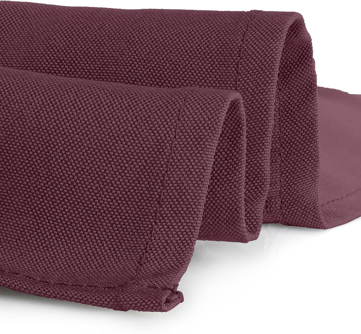 Gee Di Moda Rectangle Tablecloth - 70 x 120 Inch Burgundy Table Cloth for 6 or 8 Foot Rectangle