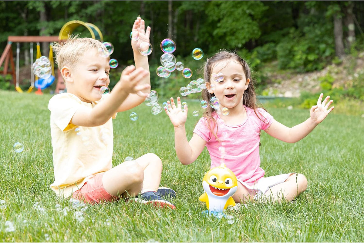 Little Kids Baby Shark NO Spill Musical Bubble Machine,Bubble Toy for Baby, Toddlers and,Amazon