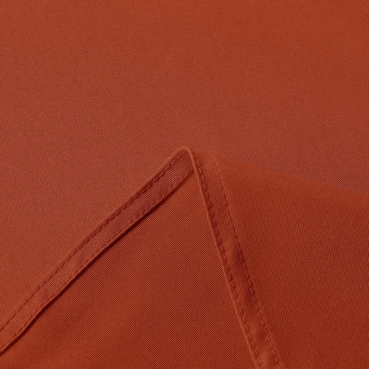 sancua 6 Pack Rust Tablecloth 60 x 102 Inch, Rectangle Thanksgiving Burnt Orange Table Cloth for 6