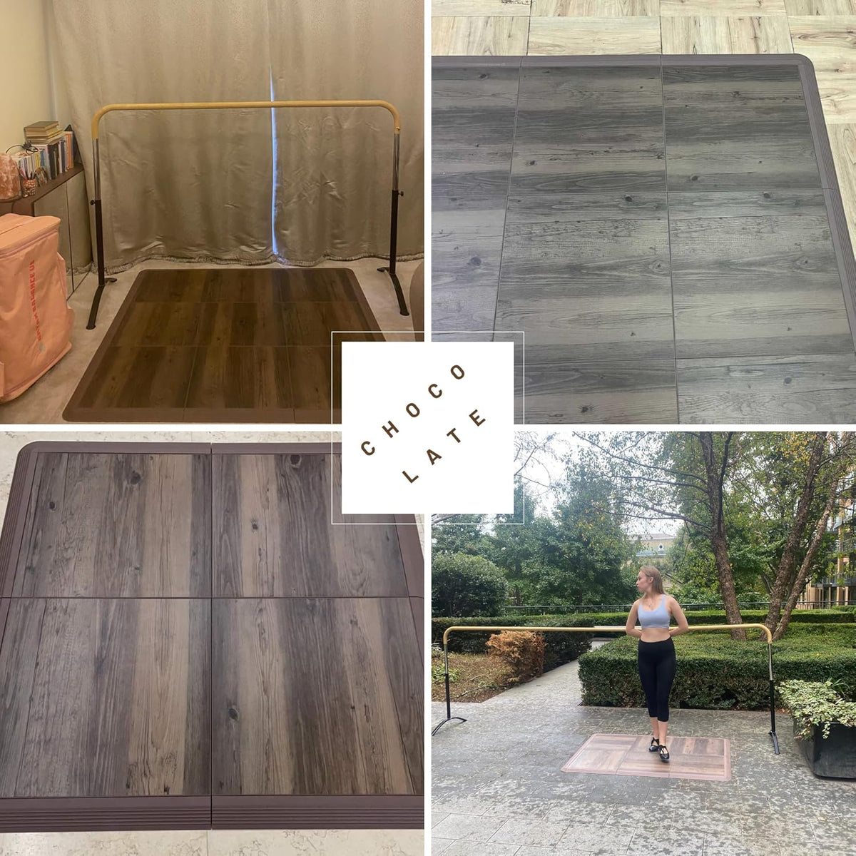 Dance Floor Tiles, Interlocking Dance Floor Tiles for Ballet, Tap, Jazz, and Irish Dance | Portable