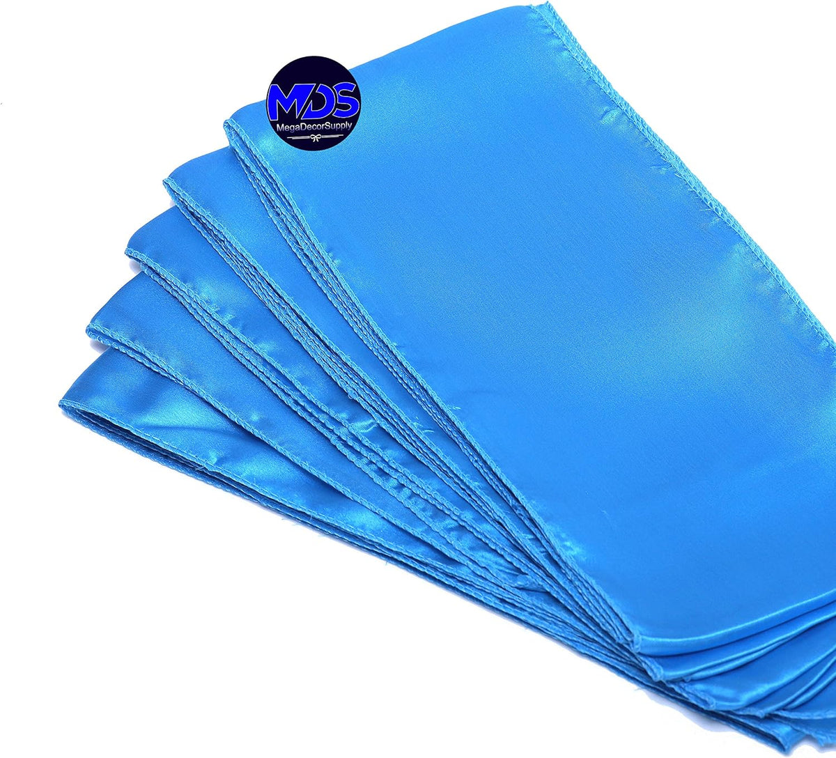 MDS Pack of 200 PCS Satin Chair Sashes Charmeuse Sateen Dining Chair Bows Ribbon Ties Back Sash for