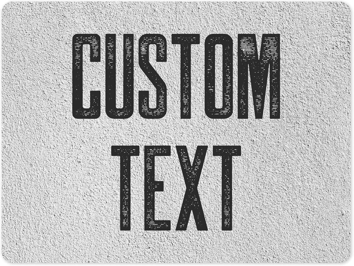 Custom Sign, Custom Street Sign, 11 Font Colors, 13 Font Styles, 4 Hole Options, 22 Sizes, 36x48